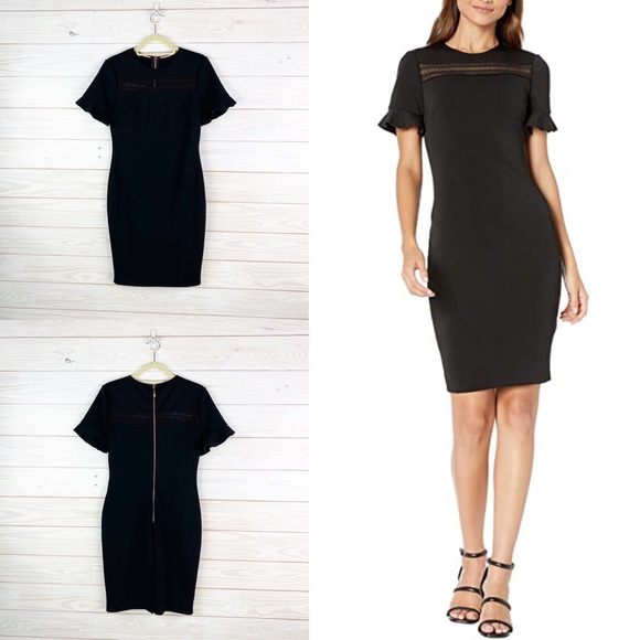 Ted Baker London Livsia Lace Panel Pencil Dress - Picture 1 of 13